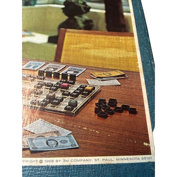 Vintage ACQUIRE 3M Board Game 1968 Bookshelf Game Series vtg Finance Theme - Picture 9 of 9